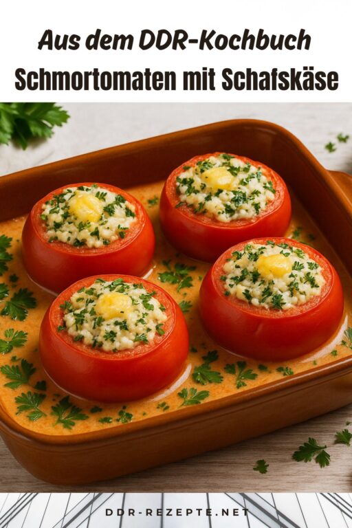 Schmortomaten mit Schafskäse