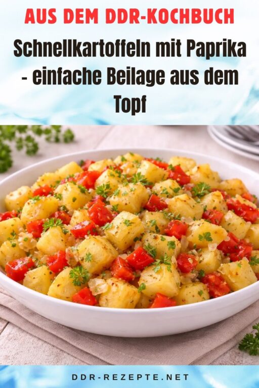 Schnellkartoffeln mit Paprika – einfache Beilage aus dem Topf
