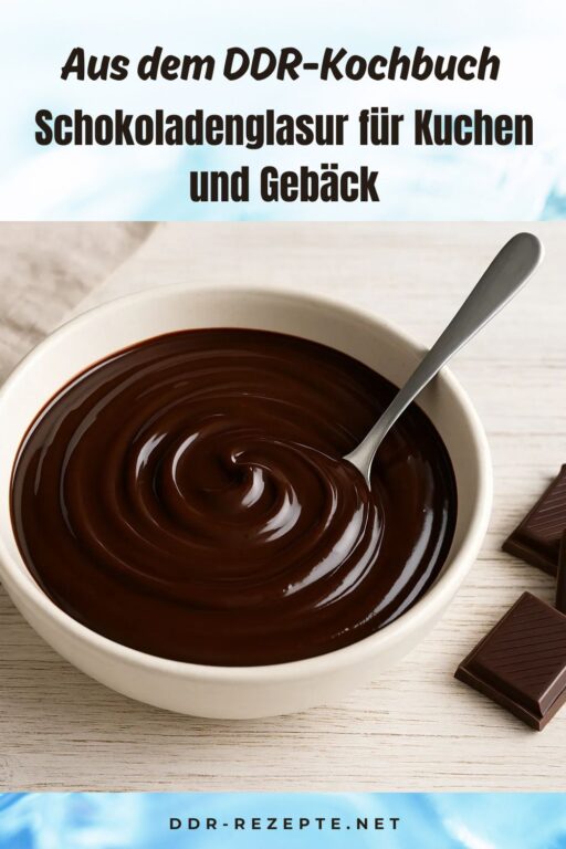 Schokoladenglasur für Kuchen und Gebäck
