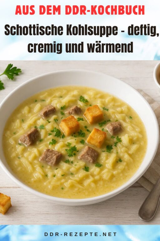 Schottische Kohlsuppe – deftig, cremig und wärmend