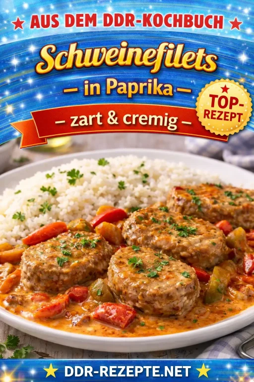 Schweinefilets in Paprika – zart & cremig