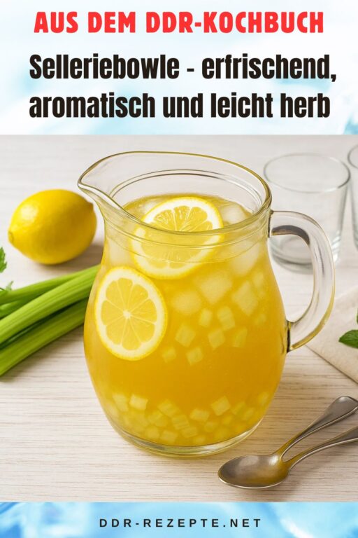 Selleriebowle – erfrischend, aromatisch und leicht herb