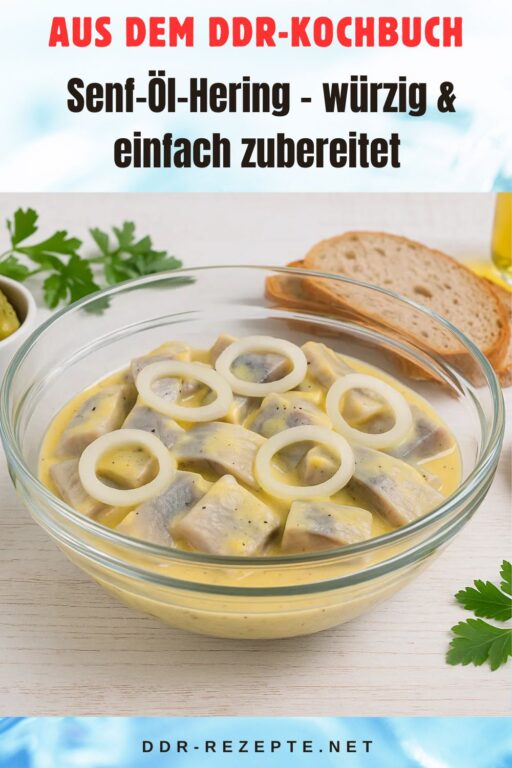 Senf-Öl-Hering – würzig & einfach zubereitet