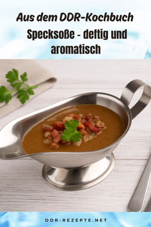 Specksoße – deftig und aromatisch