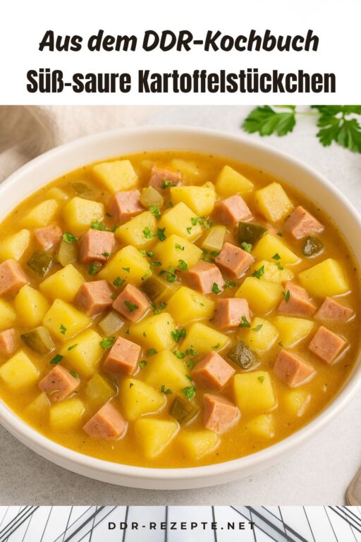 Süß-saure Kartoffelstückchen