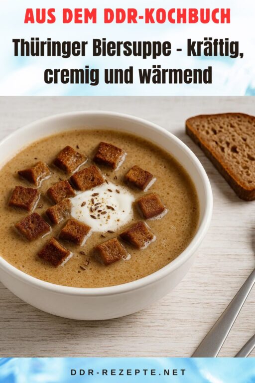 Thüringer Biersuppe – kräftig, cremig und wärmend