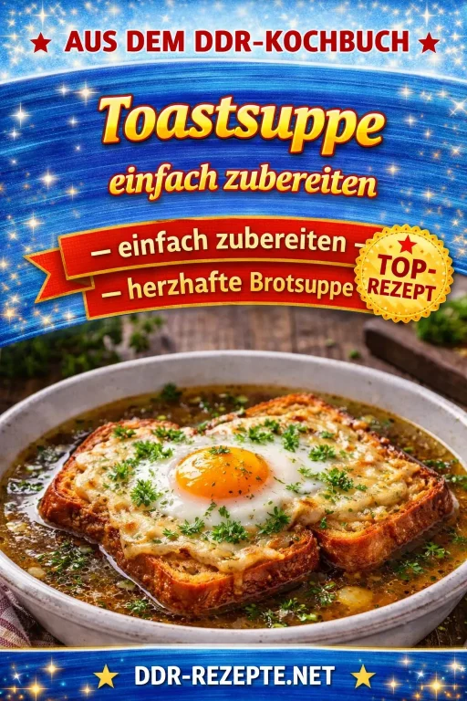 Toastsuppe einfach zubereiten – herzhafte Brotsuppe
