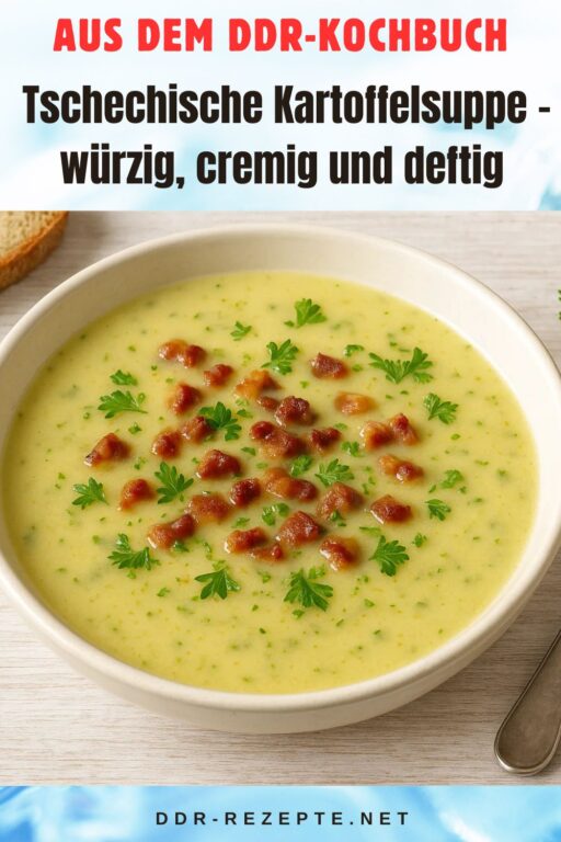 Tschechische Kartoffelsuppe – würzig, cremig und deftig