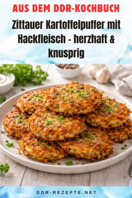 Zittauer Kartoffelpuffer mit Hackfleisch – herzhaft & knusprig