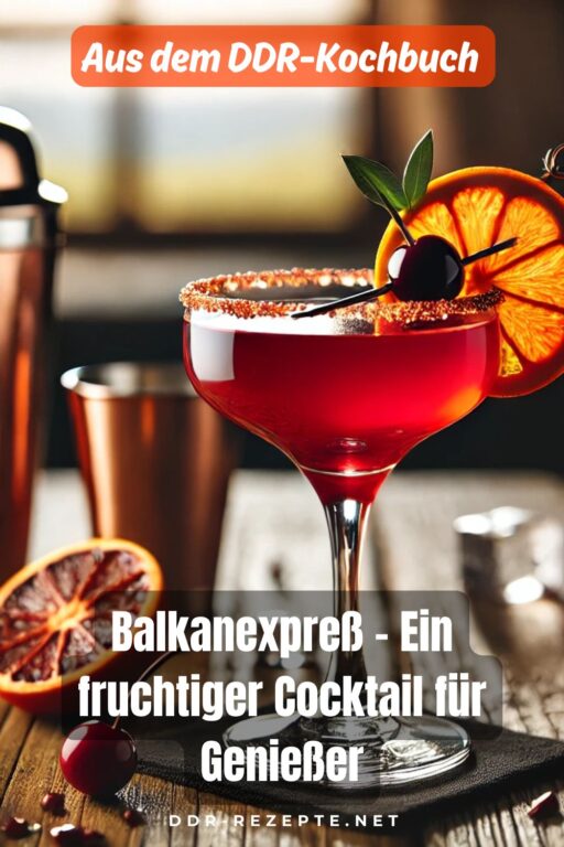 Balkanexpreß – Ein fruchtiger Cocktail für Genießer