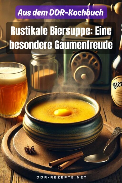 Rustikale Biersuppe: Eine besondere Gaumenfreude