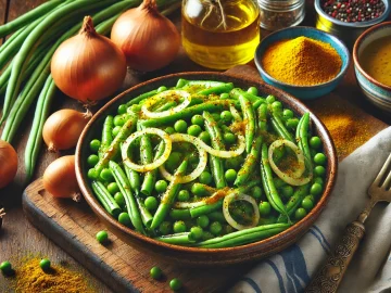 Bohnensalat mit Curry