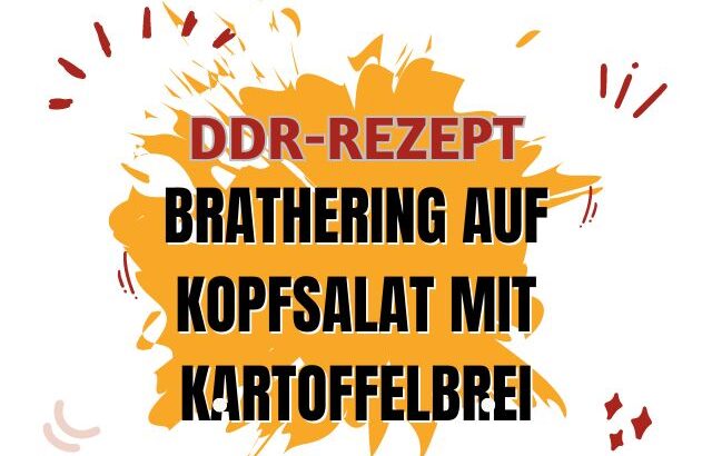 Brathering auf Kopfsalat mit Kartoffelbrei