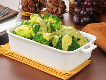 Brokkoli mit Käsesoße