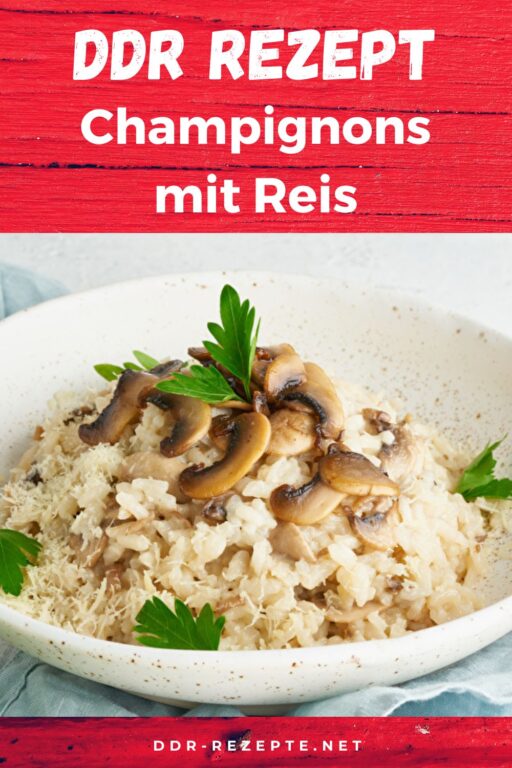 Champignons mit Reis 