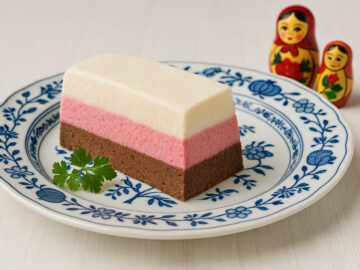 Dreifarben-Halbgefrorenes