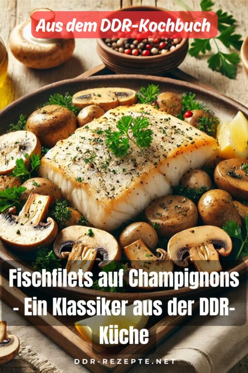 Fischfilets auf Champignons – Ein Klassiker aus der DDR-Küche