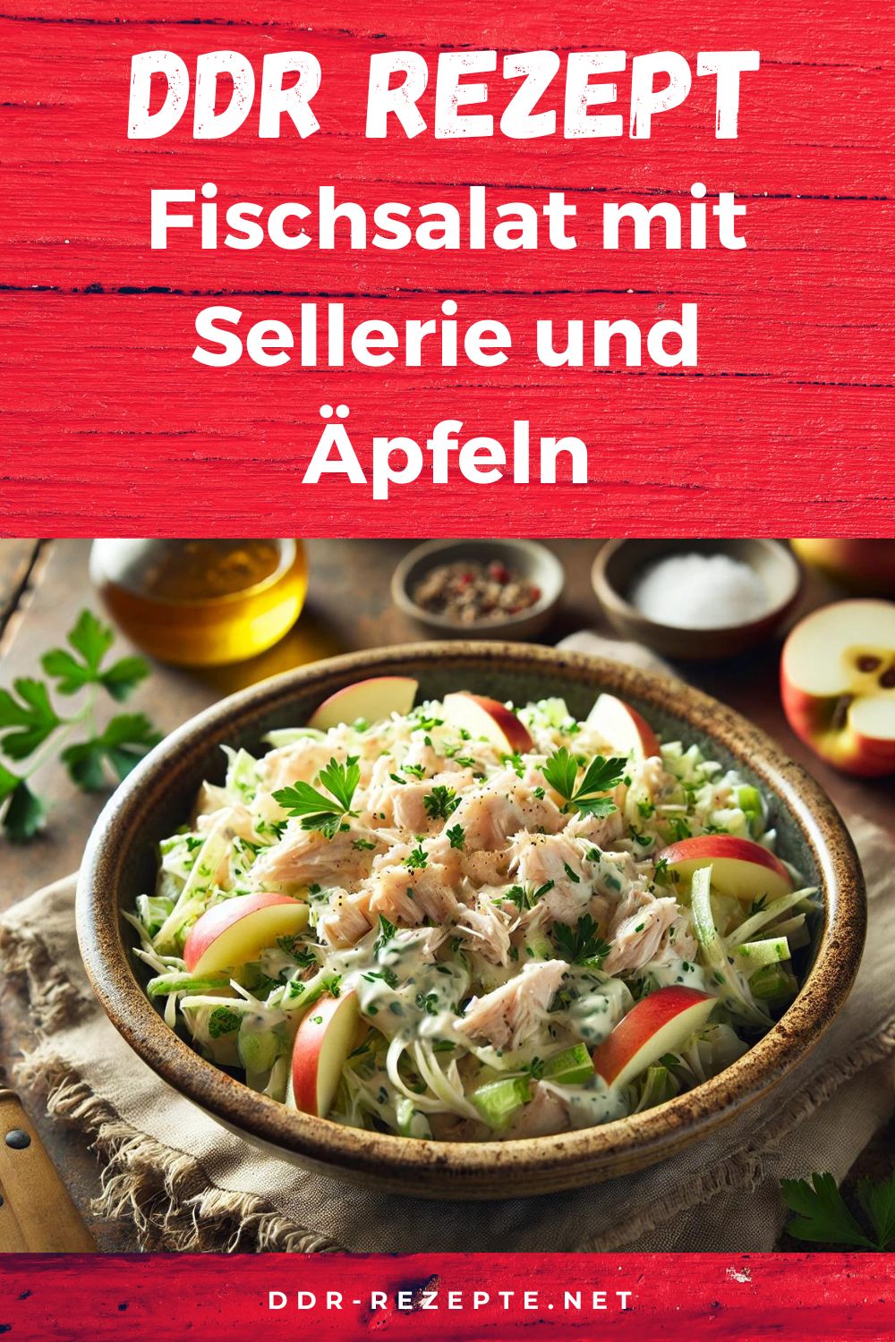 Fischsalat mit Sellerie und Äpfeln - Original-Rezepte aus der DDR | DDR ...