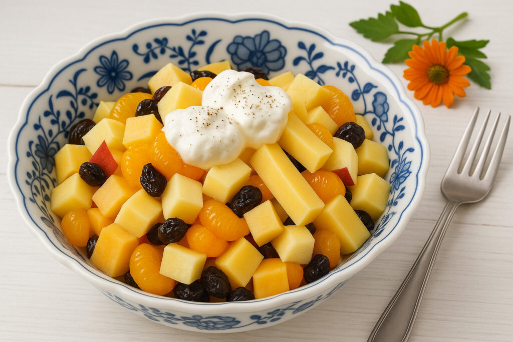Fruchtiger Käsesalat