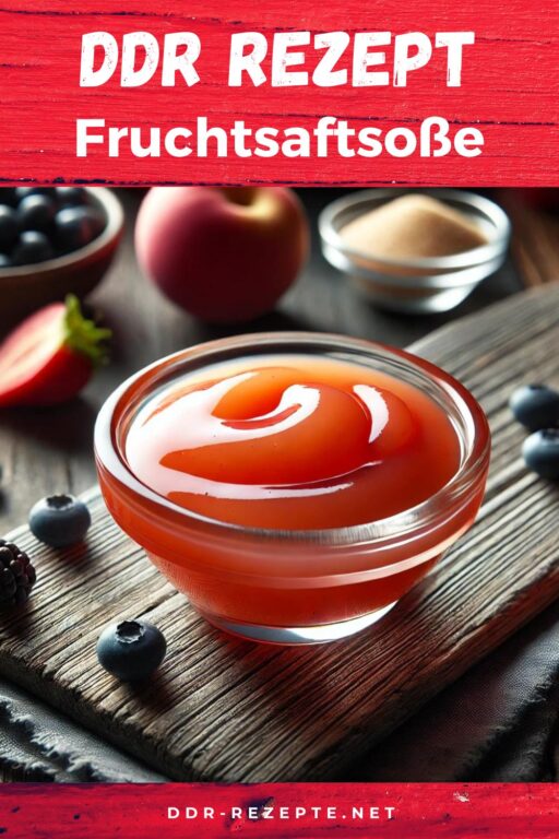 Fruchtsaftsoße