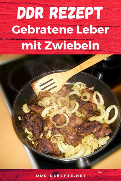 Gebratene Leber mit Zwiebeln