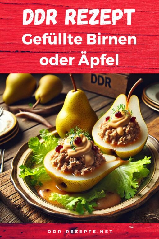 Gefüllte Birnen oder Äpfel
