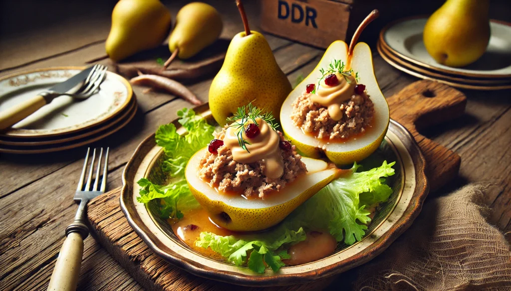 Gefüllte Birnen oder Äpfel
