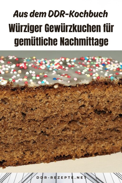 Würziger Gewürzkuchen für gemütliche Nachmittage