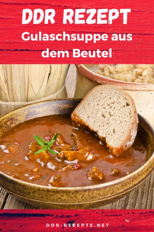 Gulaschsuppe aus dem Beutel