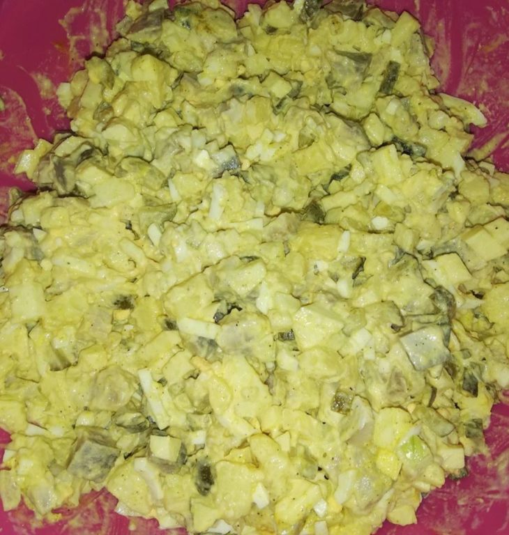 Heringssalat mit Kartoffeln