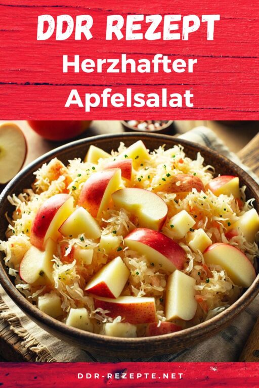 Herzhafter Apfelsalat