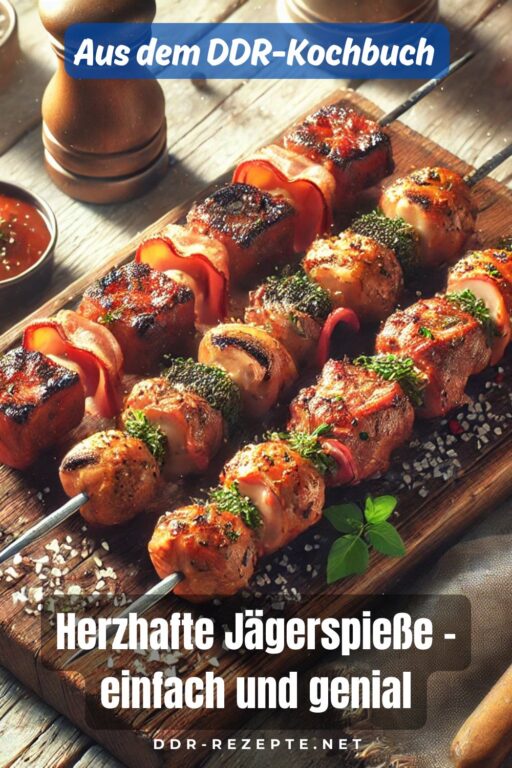 Herzhafte Jägerspieße - einfach und genial