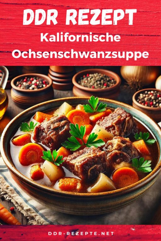 Kalifornische Ochsenschwanzsuppe