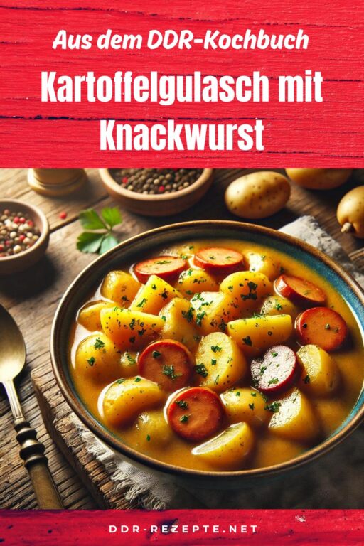 Kartoffelgulasch mit Knackwurst