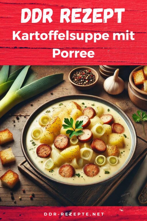 Kartoffelsuppe mit Porree