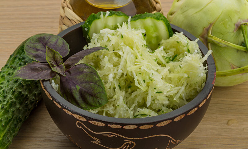 Kohlrabirohkost