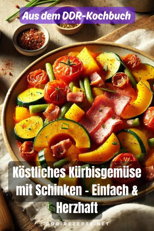 Köstliches Kürbisgemüse mit Schinken - Einfach & Herzhaft