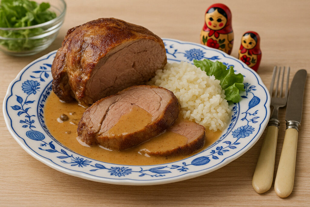 Lammkeule auf französische Art