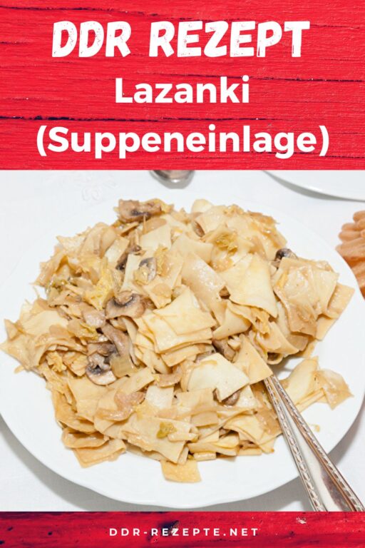 Lazanki (Suppeneinlage)