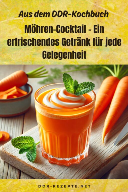 Möhren-Cocktail – Ein erfrischendes Getränk für jede Gelegenheit