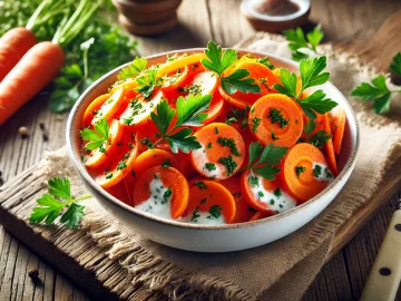 Möhrensalat mit Petersilie