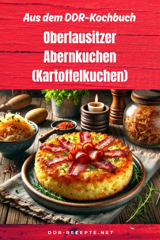 Oberlausitzer Abernkuchen (Kartoffelkuchen)