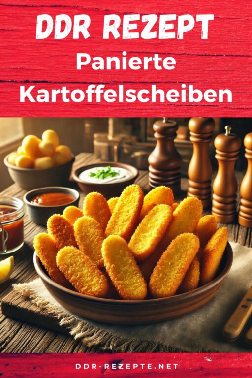 Panierte Kartoffelscheiben