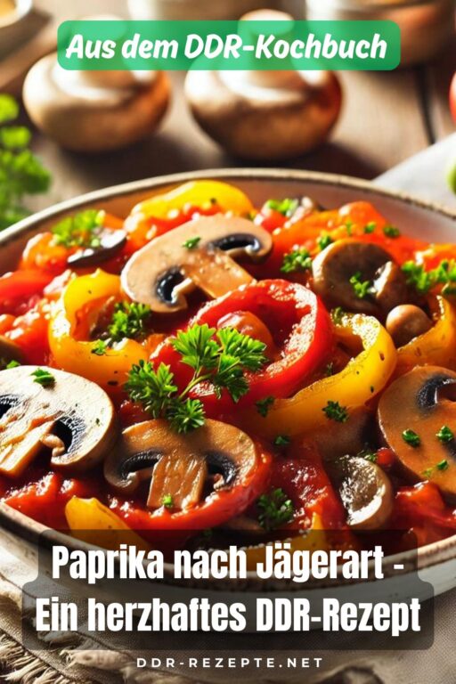 Paprika nach Jägerart – Ein herzhaftes DDR-Rezept