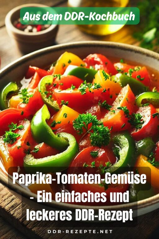 Paprika-Tomaten-Gemüse – Ein einfaches und leckeres DDR-Rezept