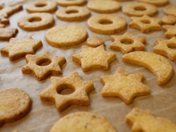 Plätzchen aus Backpulverteig