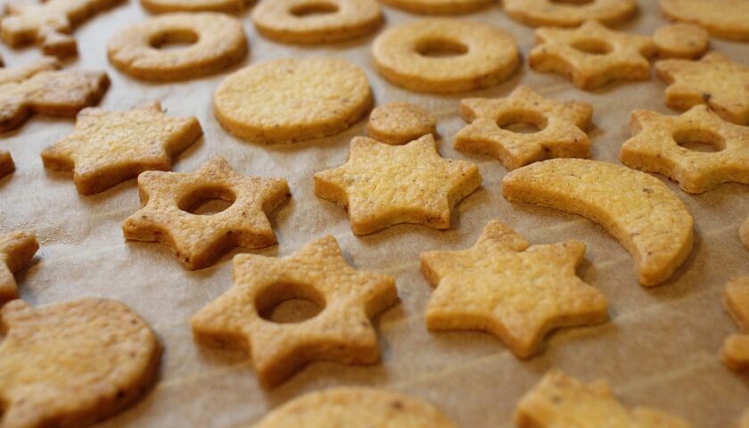 Plätzchen aus Backpulverteig