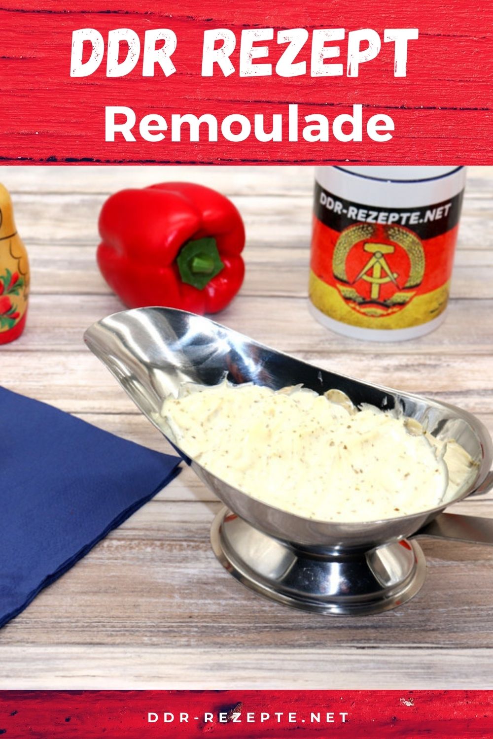 Einfaches DDR-Rezept: Hausgemachte Remoulade für Fisch und Fleisch