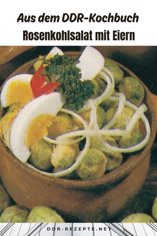 Rosenkohlsalat mit Eiern