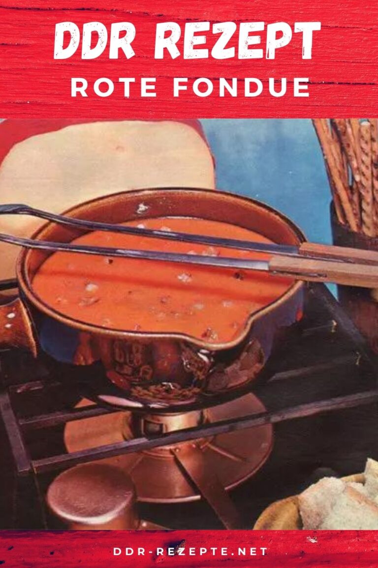 Rotes Fondue: Kreative DDR-Interpretation für gesellige Mahlzeiten Rotes Fondue: Kreative DDR-Interpretation für gesellige Mahlzeiten